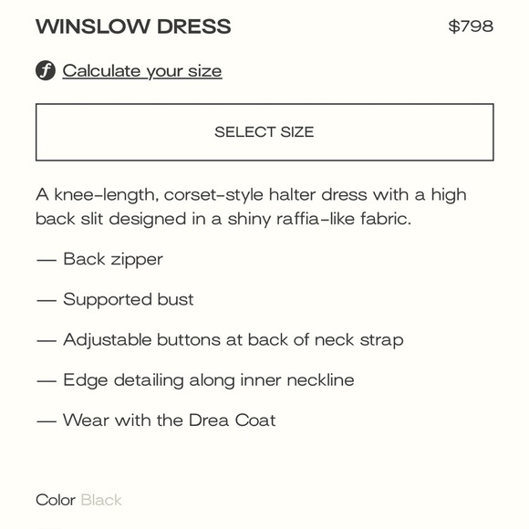 Cult Gaia Winslow black halter dress - Picture 4 of 10